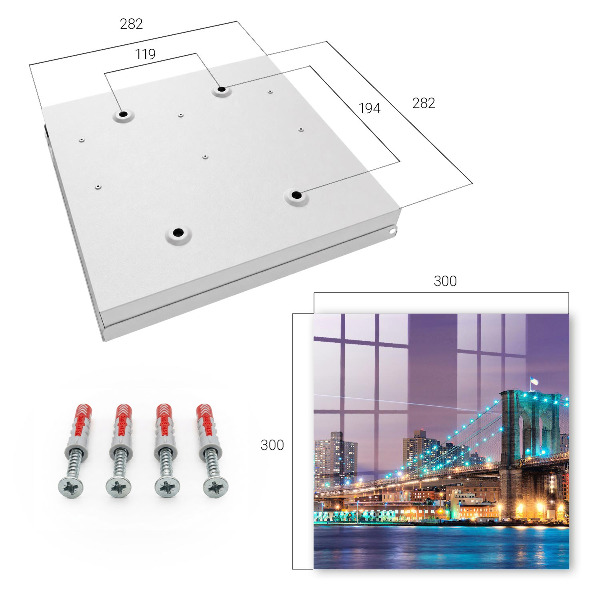 Caja para llaves diseño puente de la ciudad