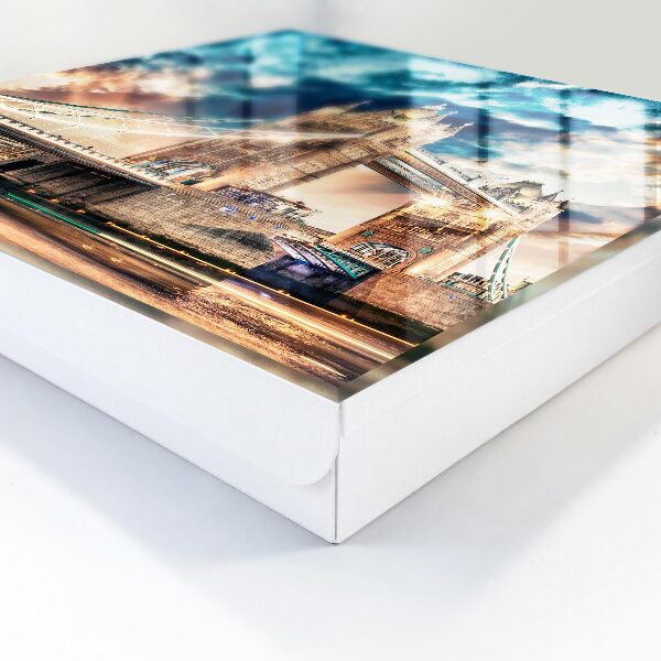 Caja para llaves diseño de paisaje urbano