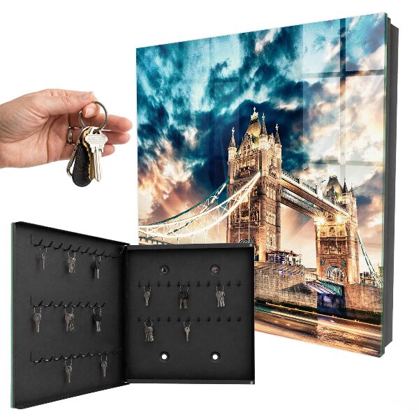 Caja para llaves diseño de paisaje urbano
