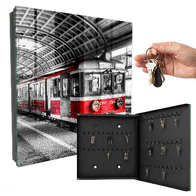 Armario para llaves diseño simetría ferroviaria