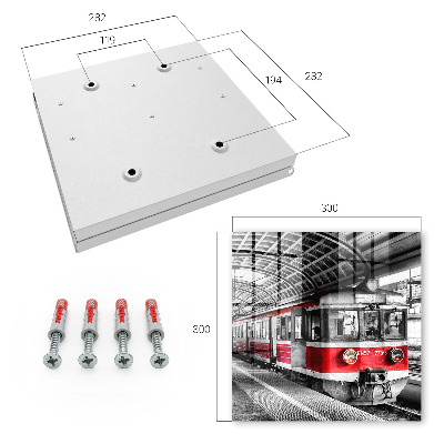 Armario para llaves diseño simetría ferroviaria