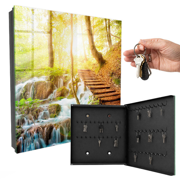 Caja para llaves modelo un rincón del bosque