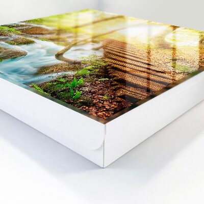 Caja para llaves modelo un rincón del bosque