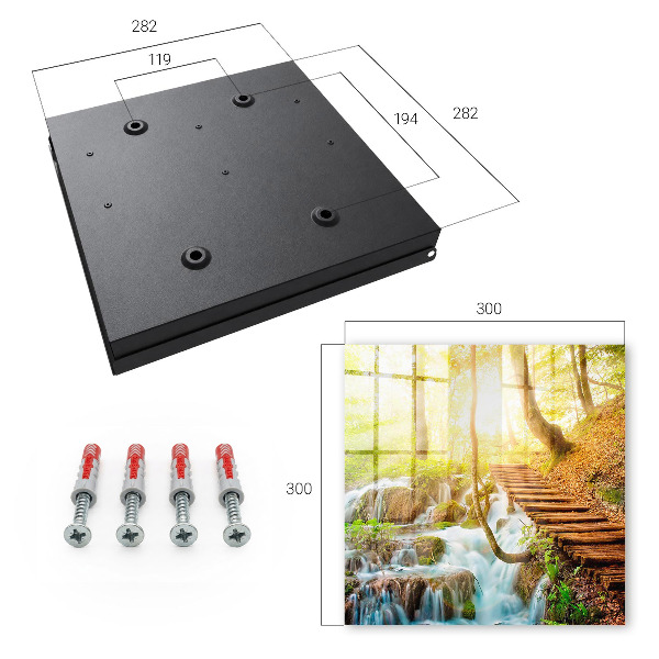 Caja para llaves modelo un rincón del bosque