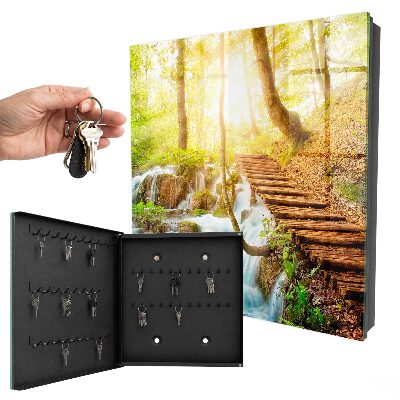 Caja para llaves modelo un rincón del bosque
