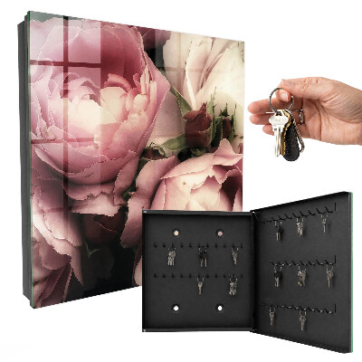 Caja para llaves diseño belleza rosa