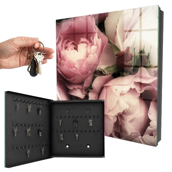 Caja para llaves diseño belleza rosa