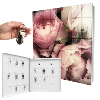 Caja para llaves diseño belleza rosa