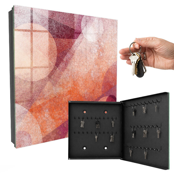 Caja para llaves diseño con el arte La energía de la abstracción