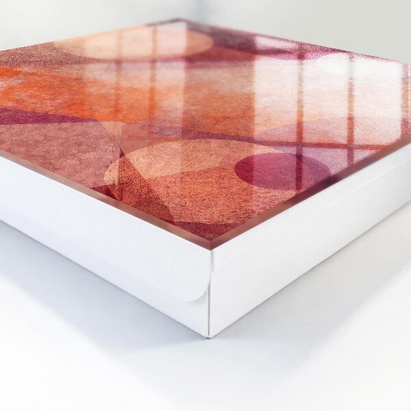 Caja para llaves diseño con el arte La energía de la abstracción