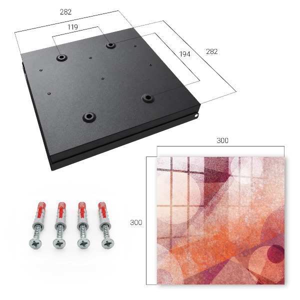 Caja para llaves diseño con el arte La energía de la abstracción