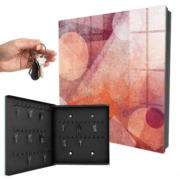 Caja para llaves diseño con el arte La energía de la abstracción