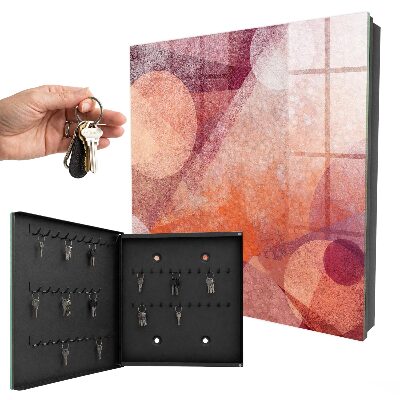 Caja para llaves diseño con el arte La energía de la abstracción