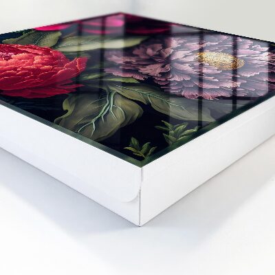 Caja para llaves diseño de flores de lujo