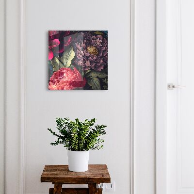 Caja para llaves diseño de flores de lujo