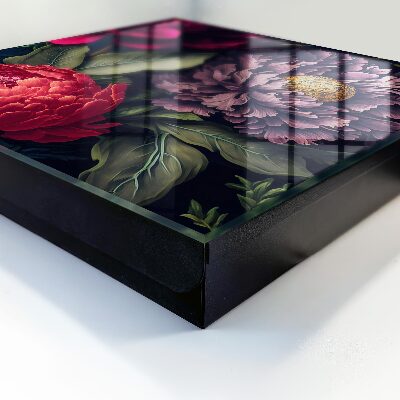 Caja para llaves diseño de flores de lujo