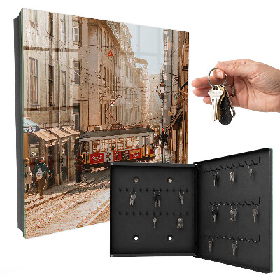 Caja para llaves diseño mañana en la ciudad