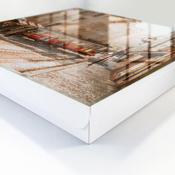 Caja para llaves diseño mañana en la ciudad