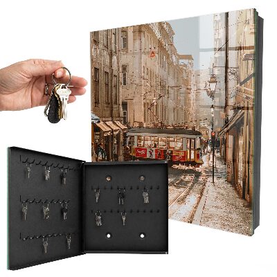 Caja para llaves diseño mañana en la ciudad