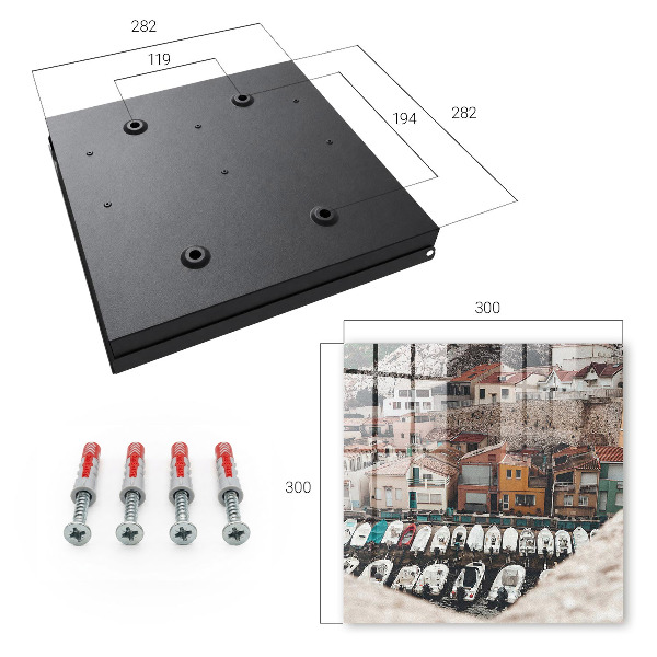 Caja para llaves diseño de pueblo costero
