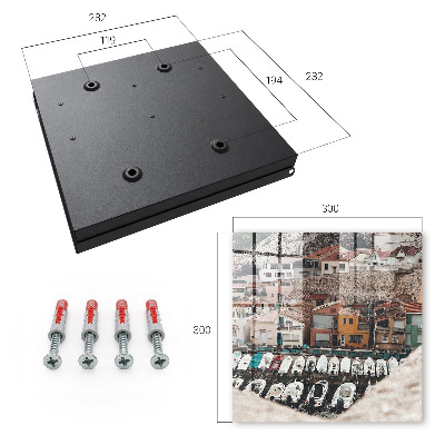 Caja para llaves diseño de pueblo costero