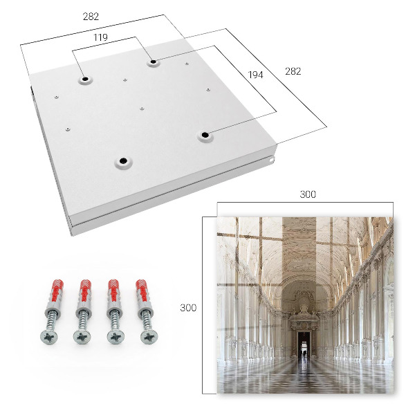 Caja para llaves de diseño arquitectura clásica