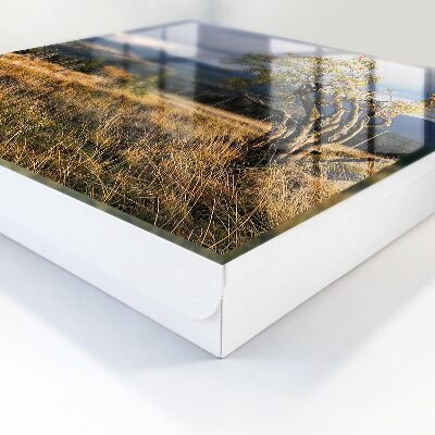 Armario para llaves diseño con paisaje otoñal