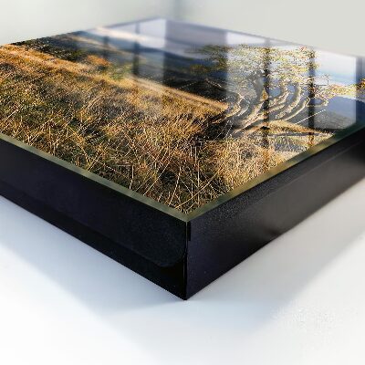 Armario para llaves diseño con paisaje otoñal