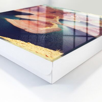 Caja para llaves diseño rocas y agua