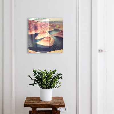 Caja para llaves diseño rocas y agua