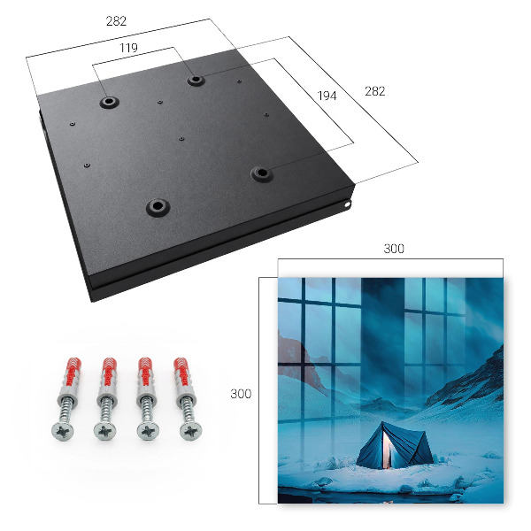 Caja para llaves modelo noche azul