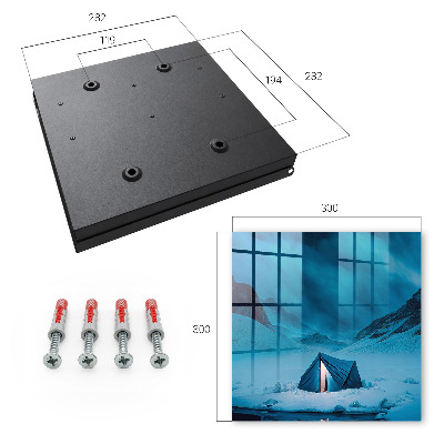 Caja para llaves modelo noche azul