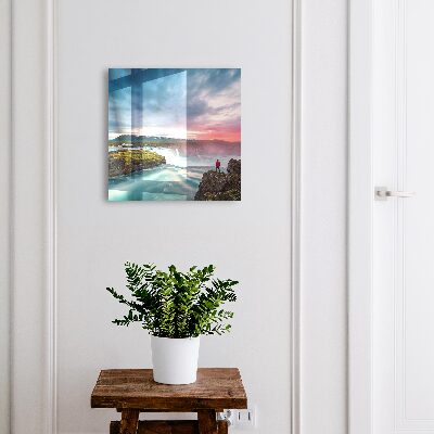 Armario para llaves con diseño de naturaleza