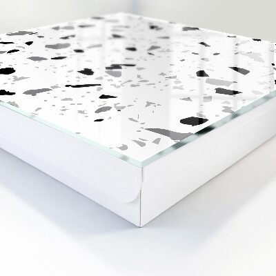 Caja para llaves de terrazo monocromático