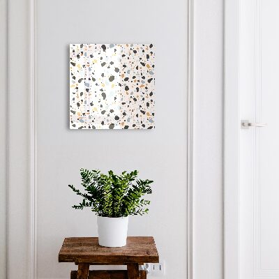 Armario para llaves con diseño de patrón de terrazo