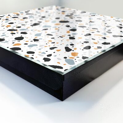 Armario para llaves con diseño de patrón de terrazo