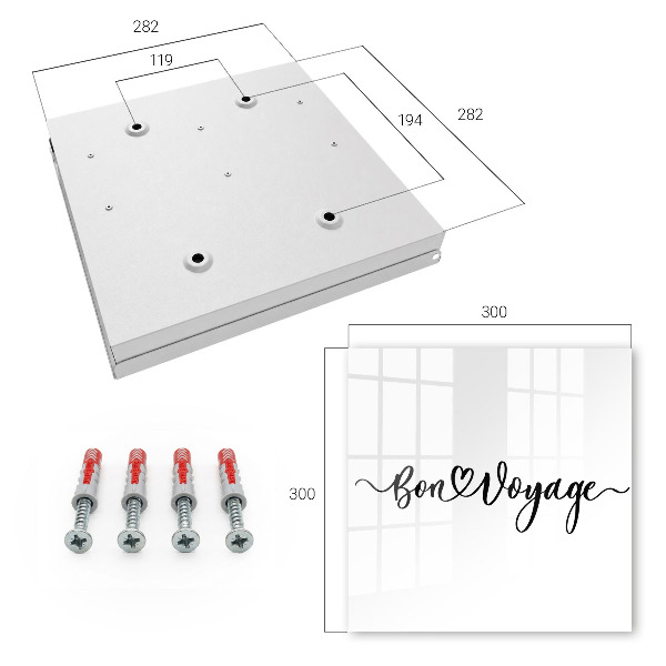 Caja para llaves diseño el camino del corazón