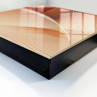 Armario para llaves con diseño de ondas abstractas