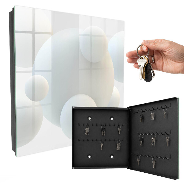 Caja para llaves con cuentas pequeñas