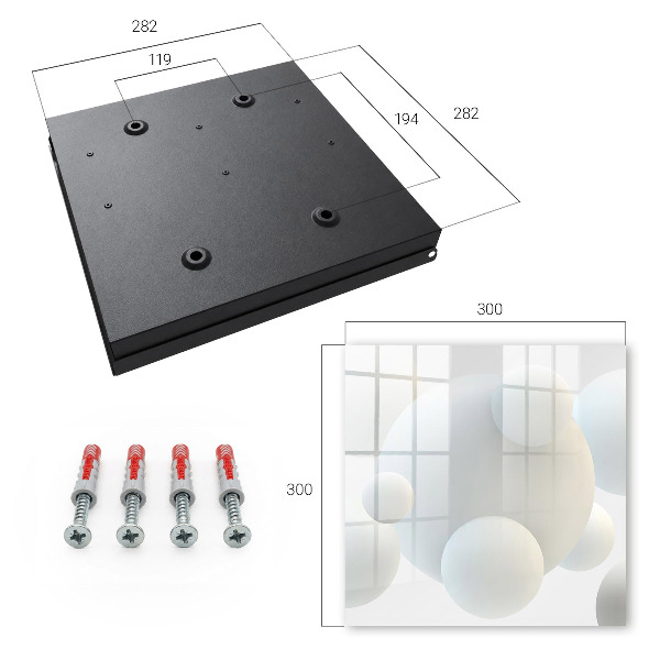 Caja para llaves con cuentas pequeñas