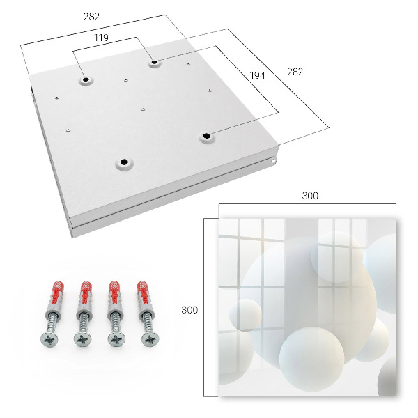 Caja para llaves con cuentas pequeñas
