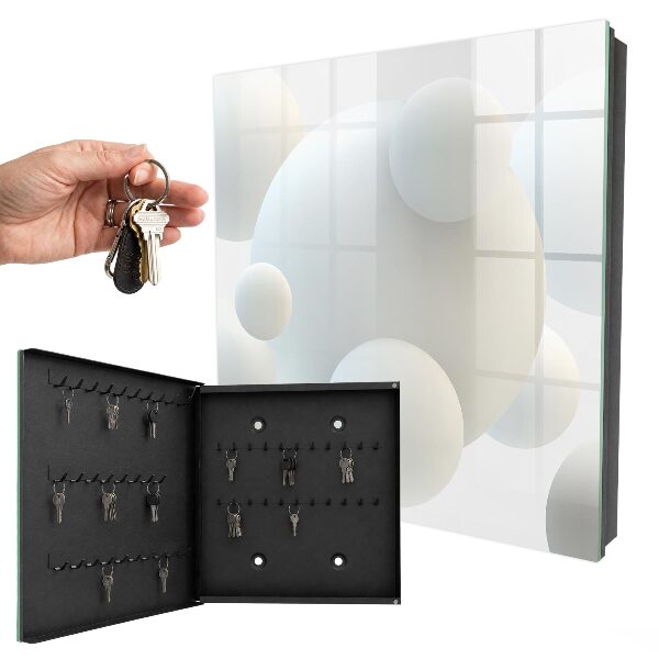 Caja para llaves con cuentas pequeñas