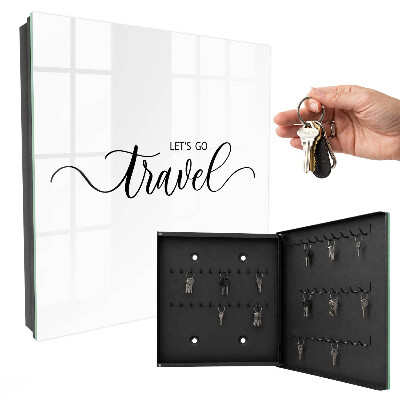 Armario para llaves con diseño de viaje de ensueño