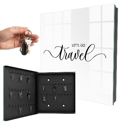 Armario para llaves con diseño de viaje de ensueño