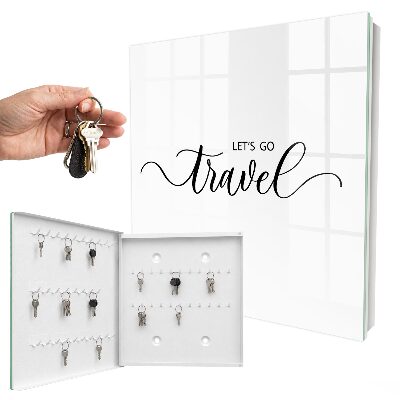 Armario para llaves con diseño de viaje de ensueño