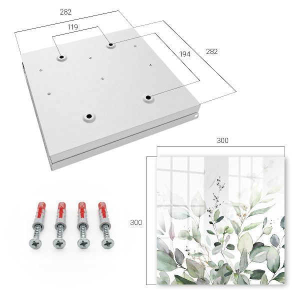 Caja para llaves de diseño elegante en color verde