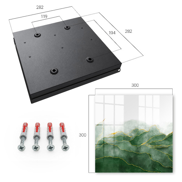 Caja para llaves modelo Colinas verdes