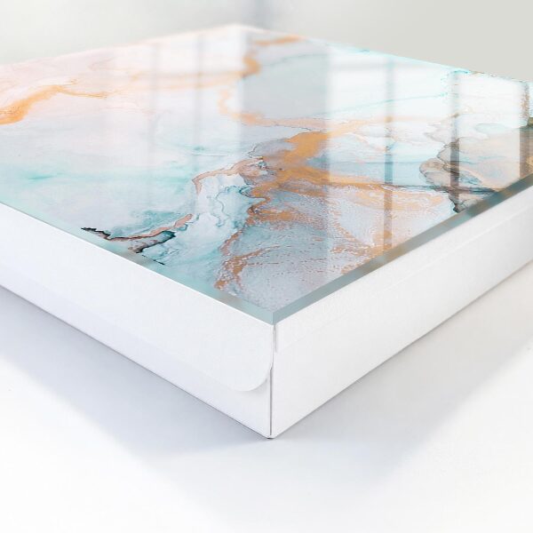 Caja para llaves de mármol colorido