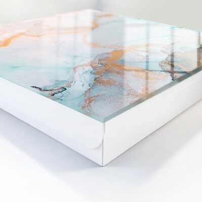 Caja para llaves de mármol colorido
