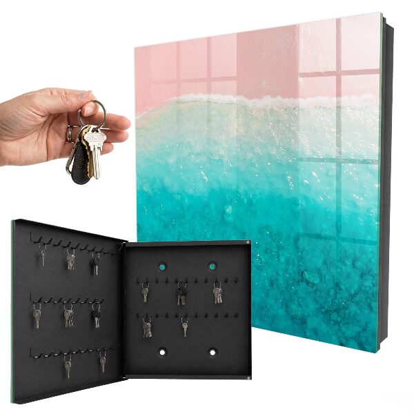 Armario para llaves con diseño de playa de ensueño